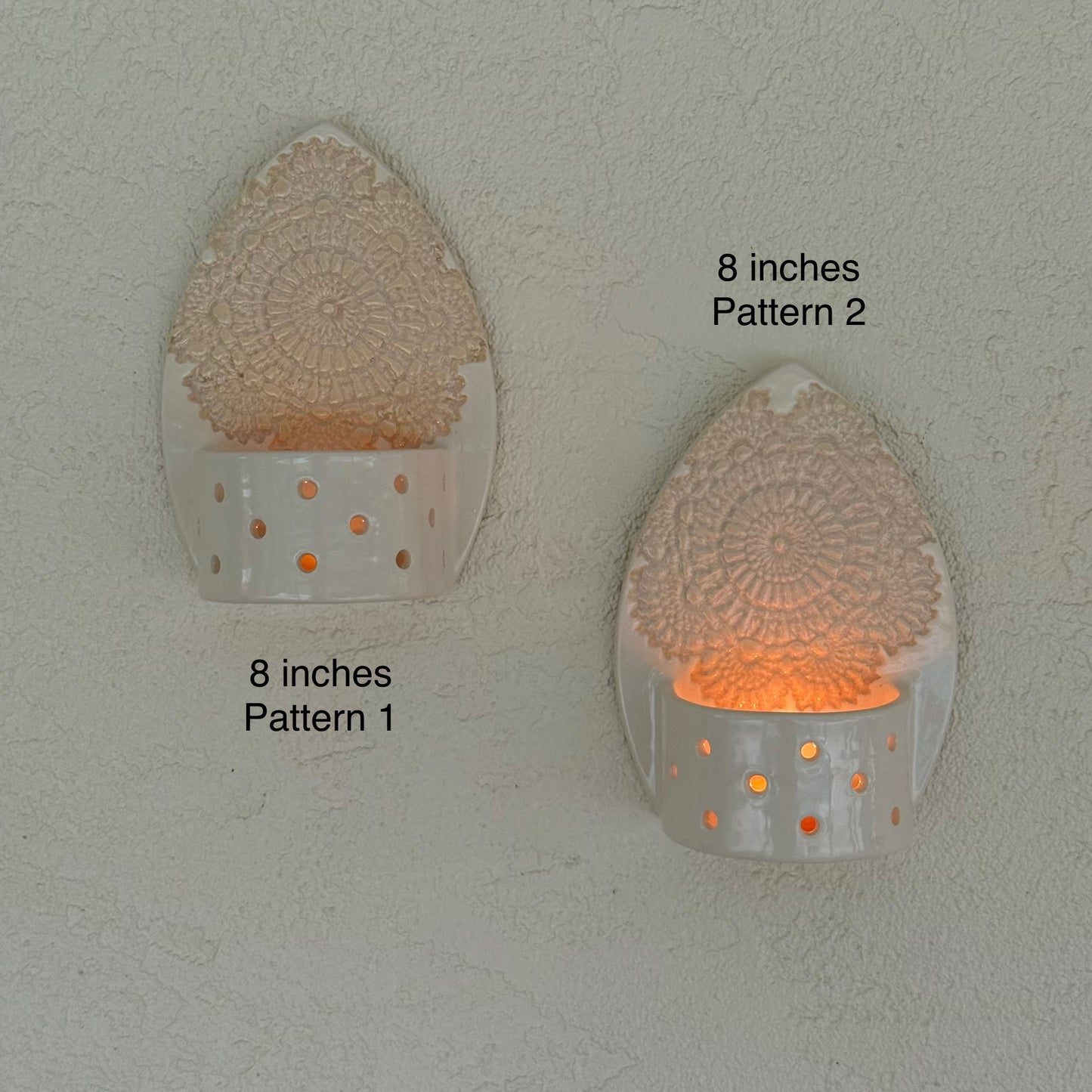 Lace Pattern Candle Holder