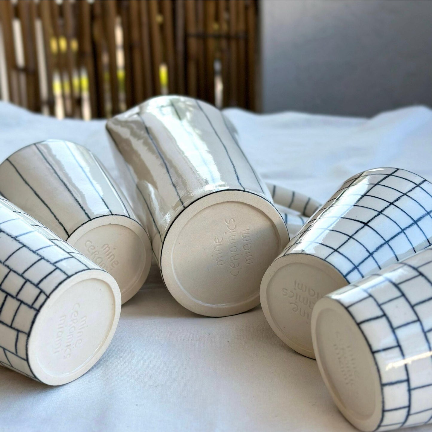 Pencil Stripe Tumbler Set