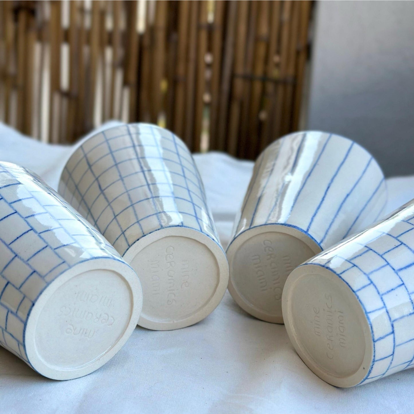 Pencil Stripe Tumblers