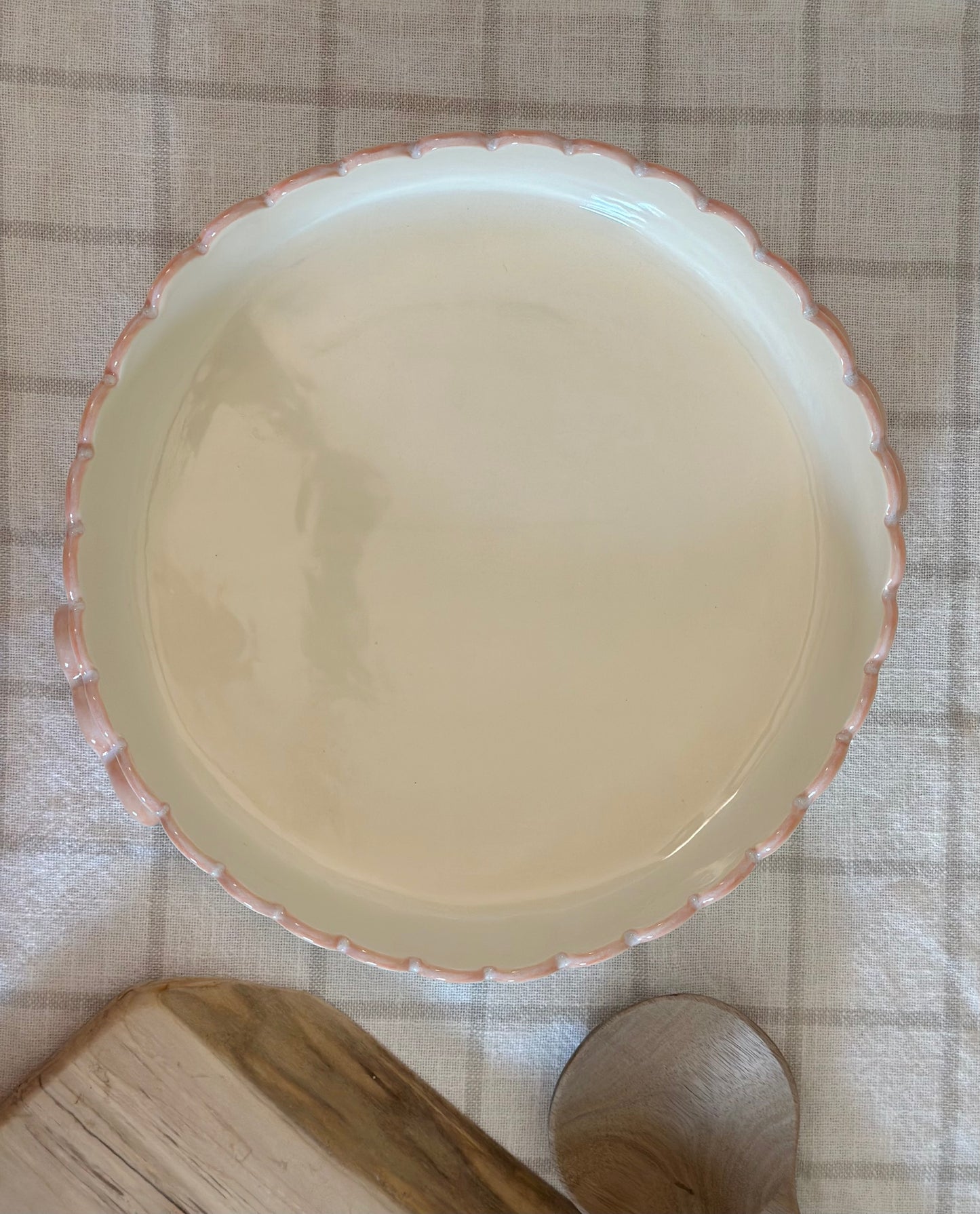 Scalloped Edge Baking Dish