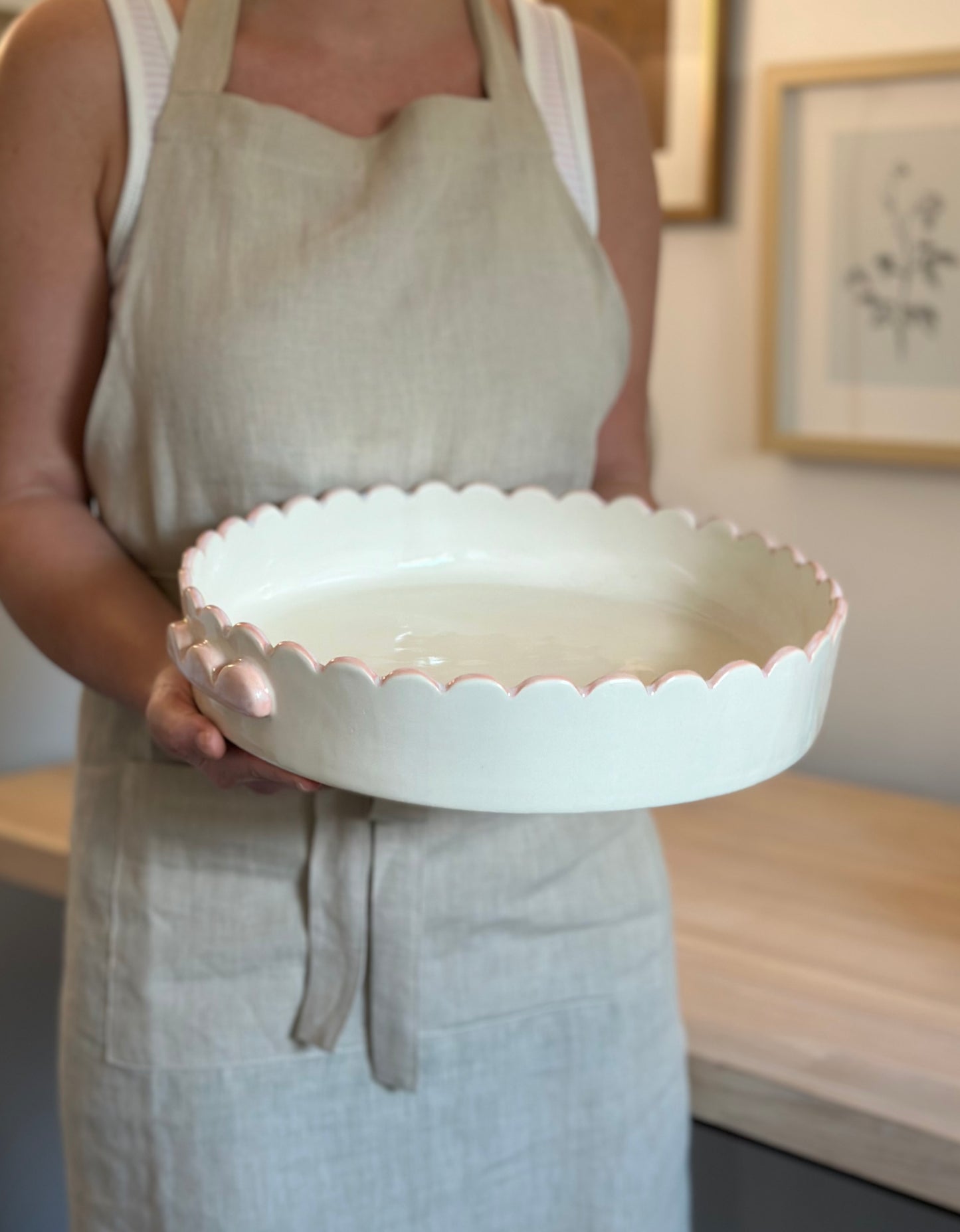 Scalloped Edge Baking Dish