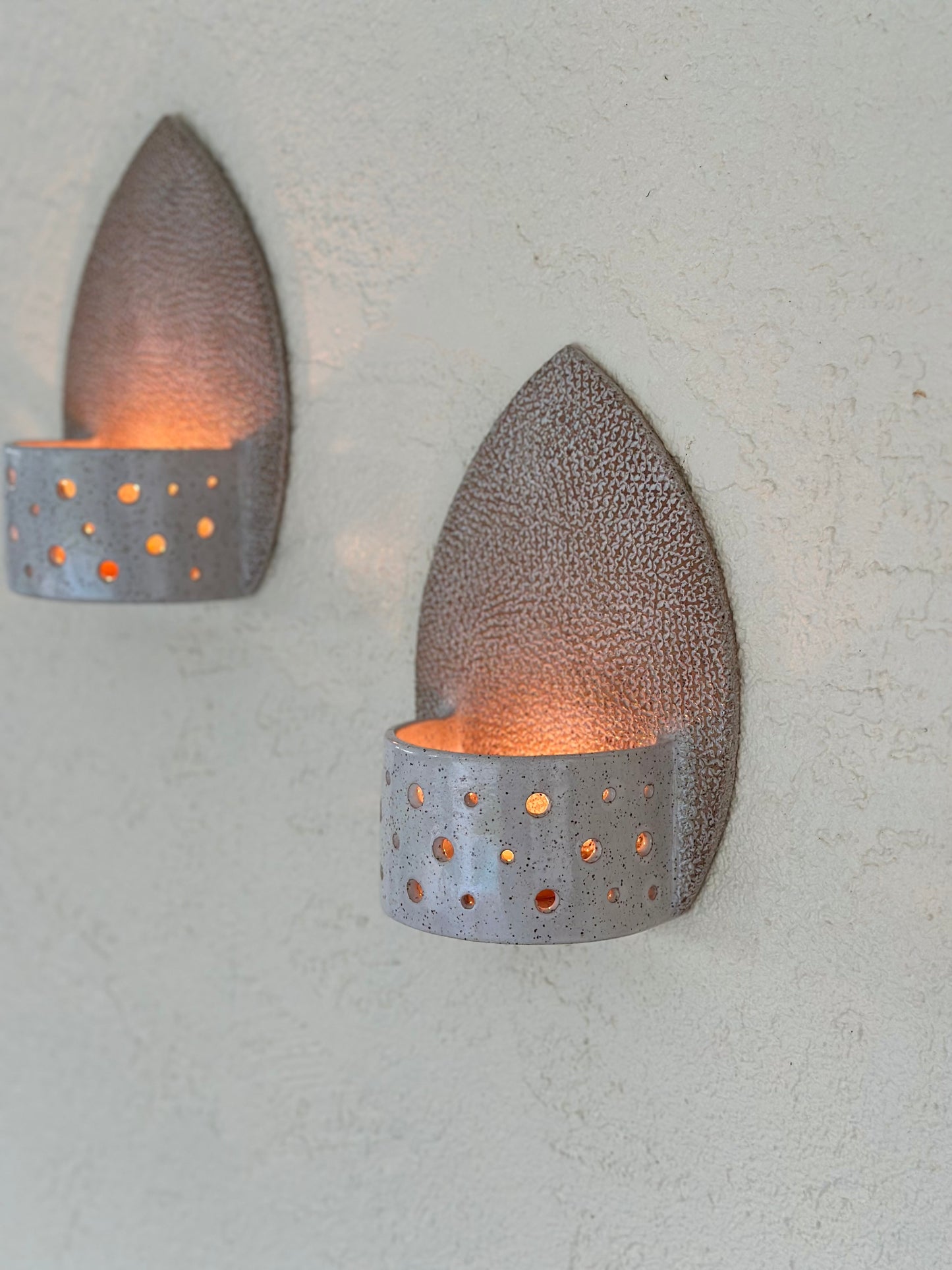 Textured Candle Holder