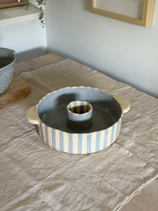 Blue Stripes Bundt Cake Pan