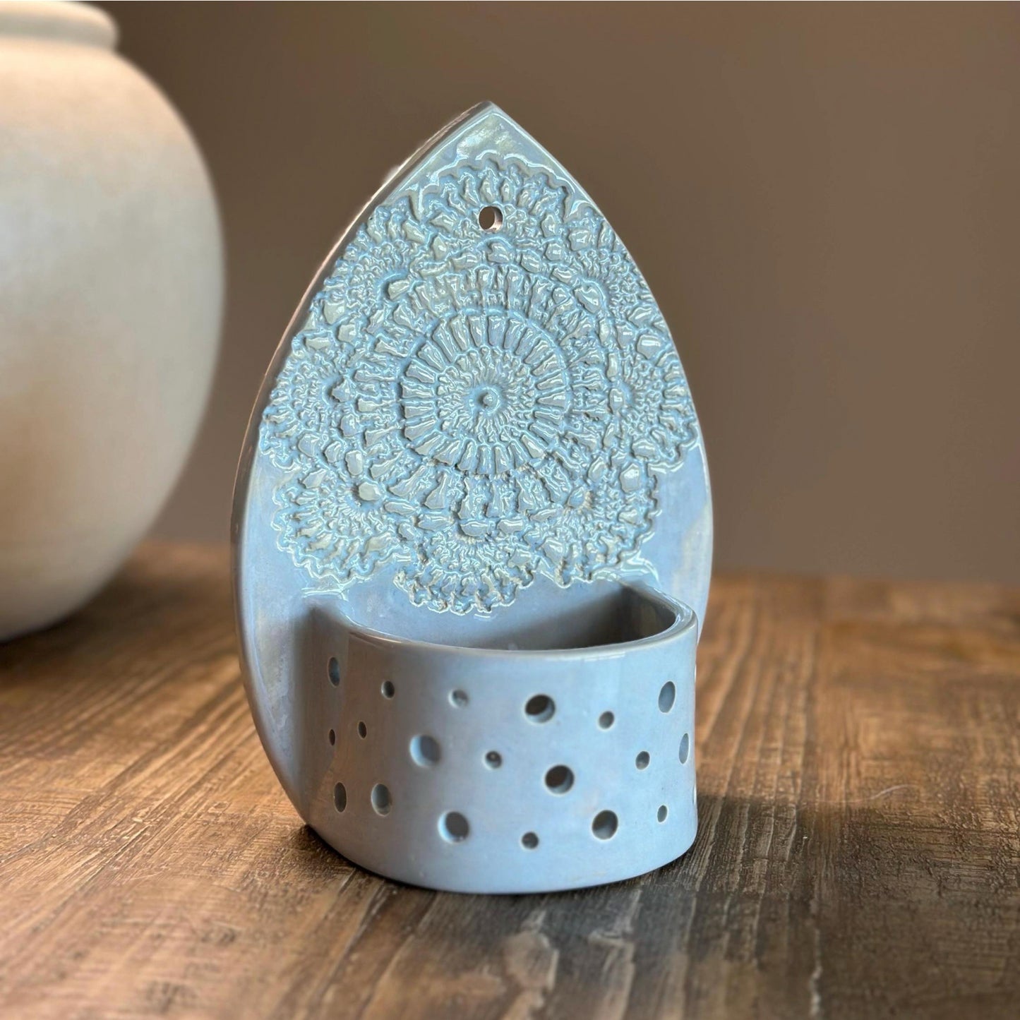 Lace Pattern Candle Holder