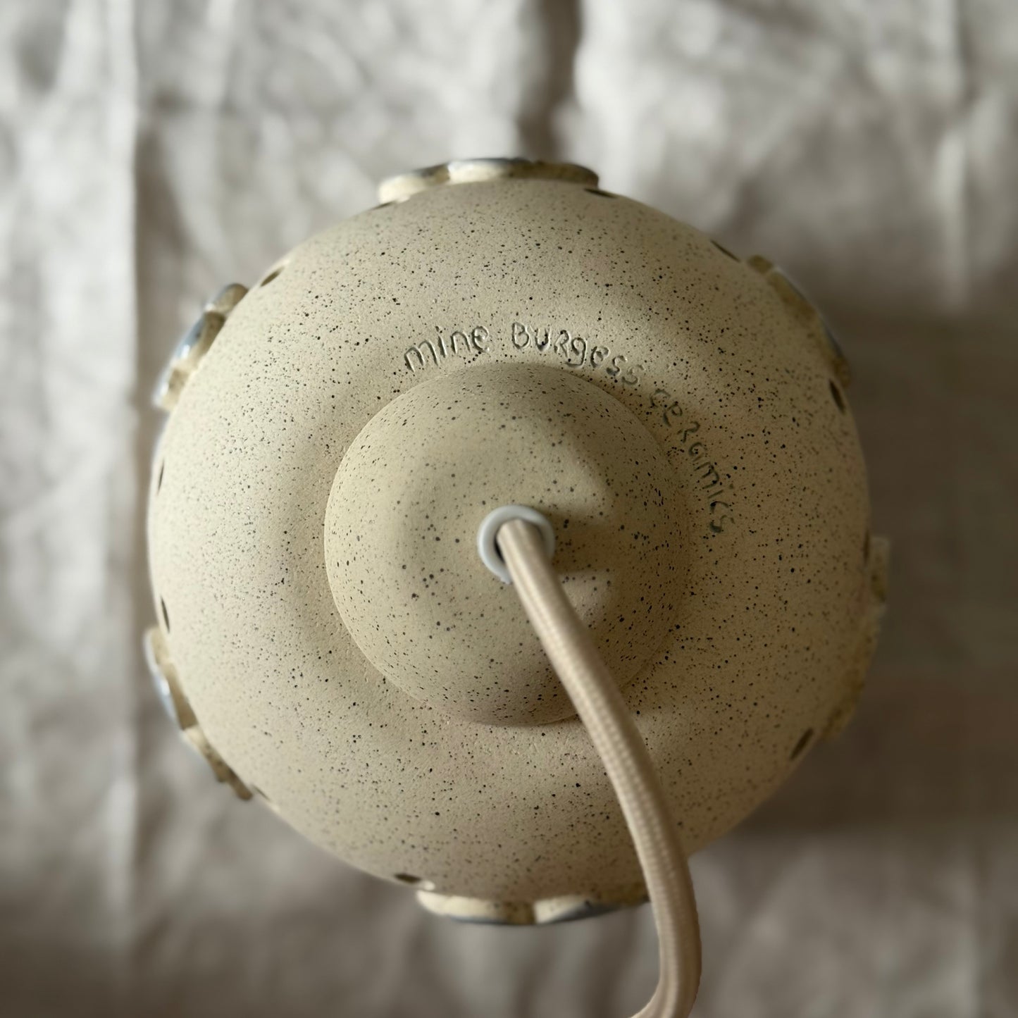 Blue Bloom Pendant Light