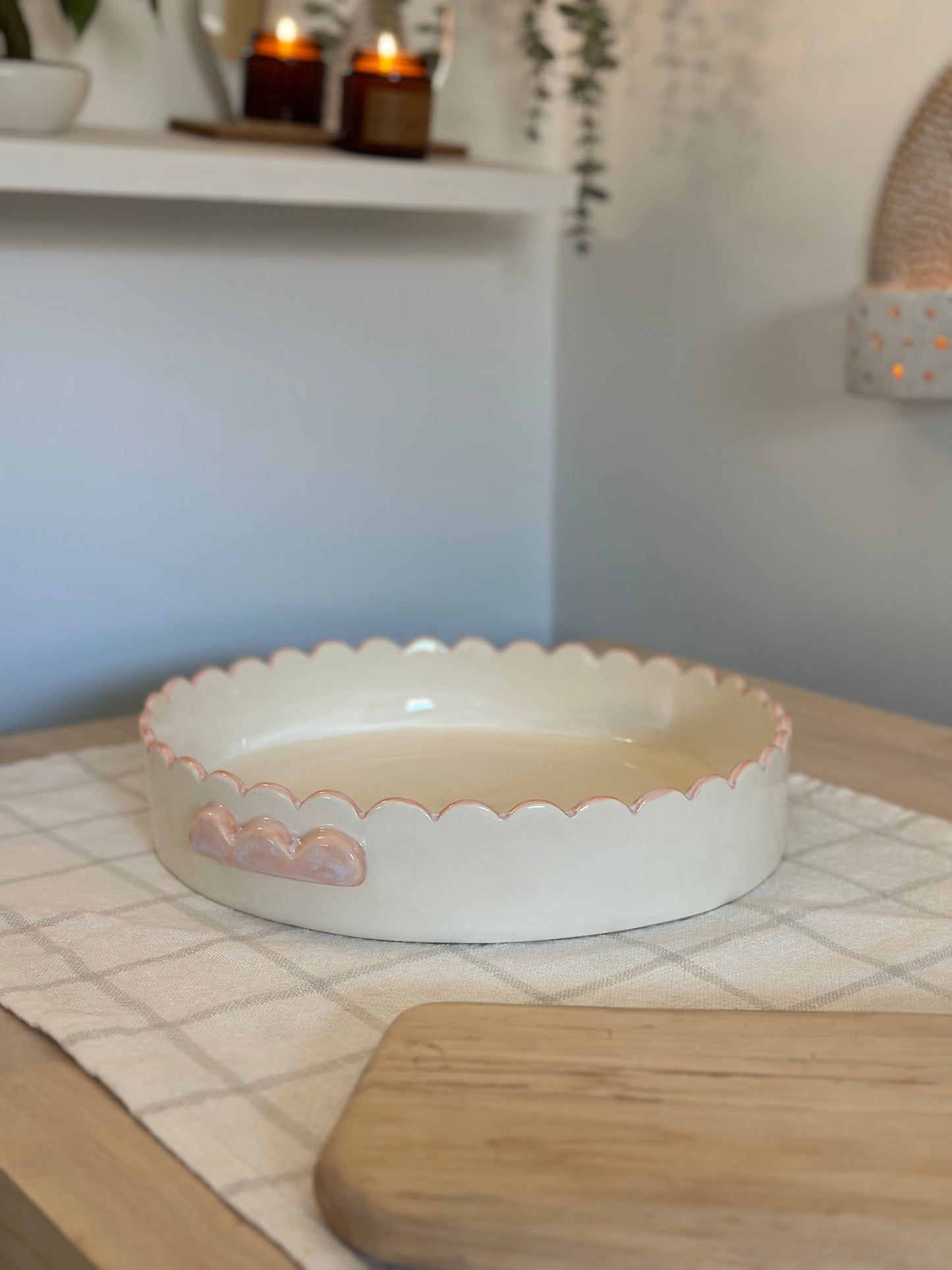 Scalloped Edge Baking Dish