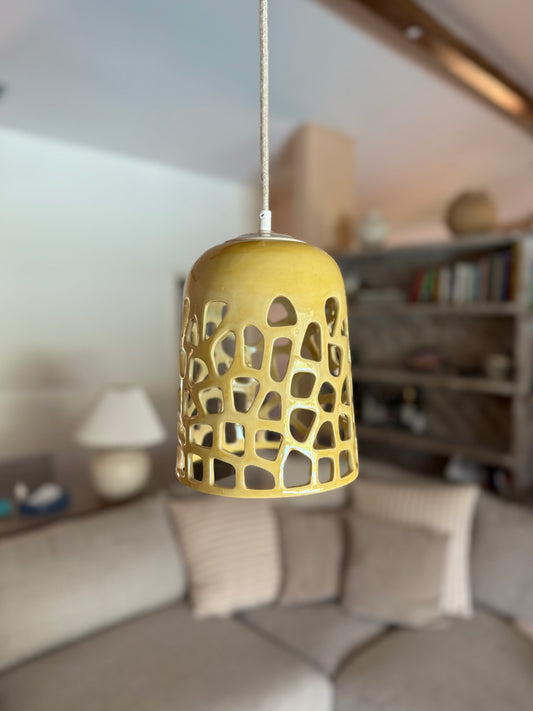 Yellow Pendant Light