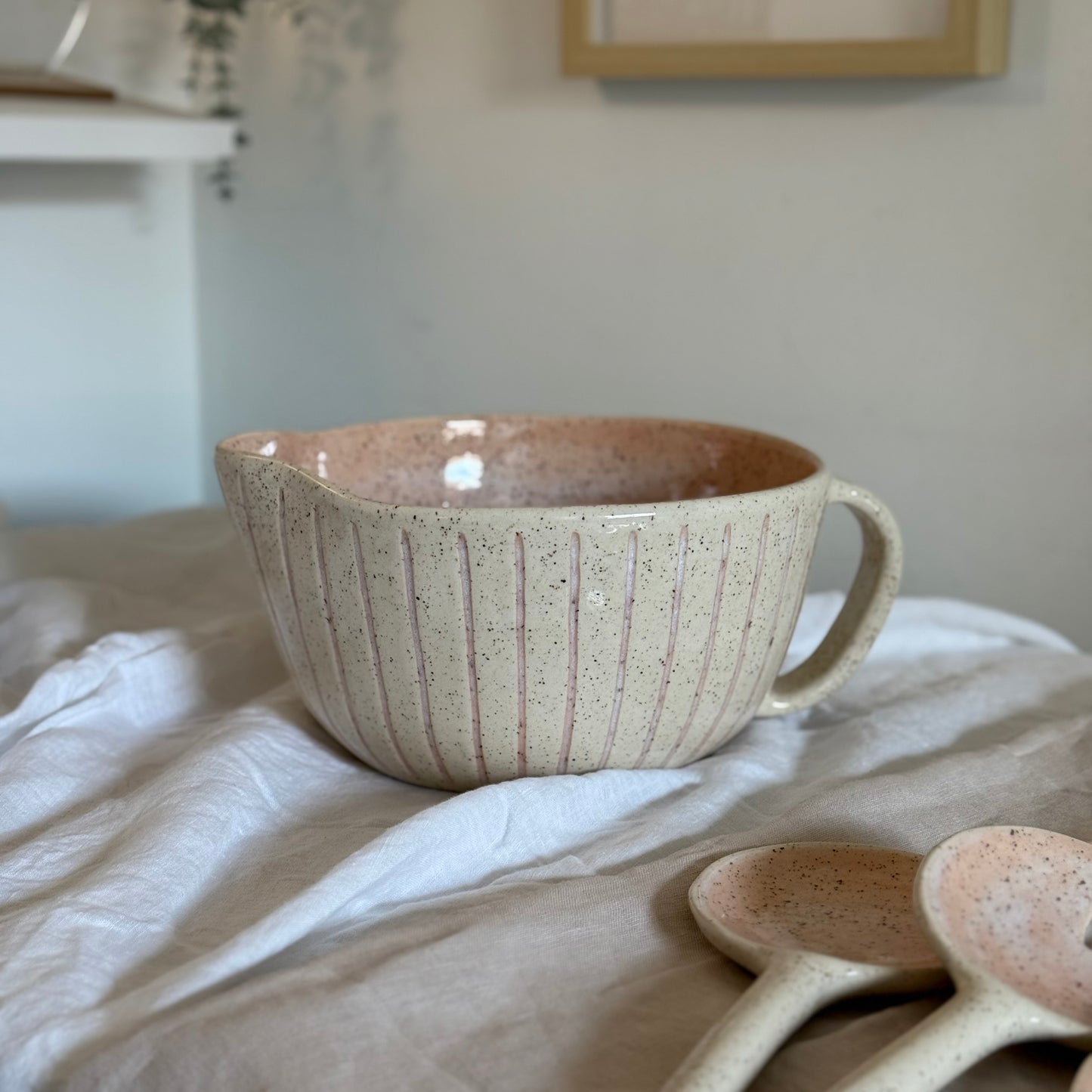 Pink Ice Mixing Bowl