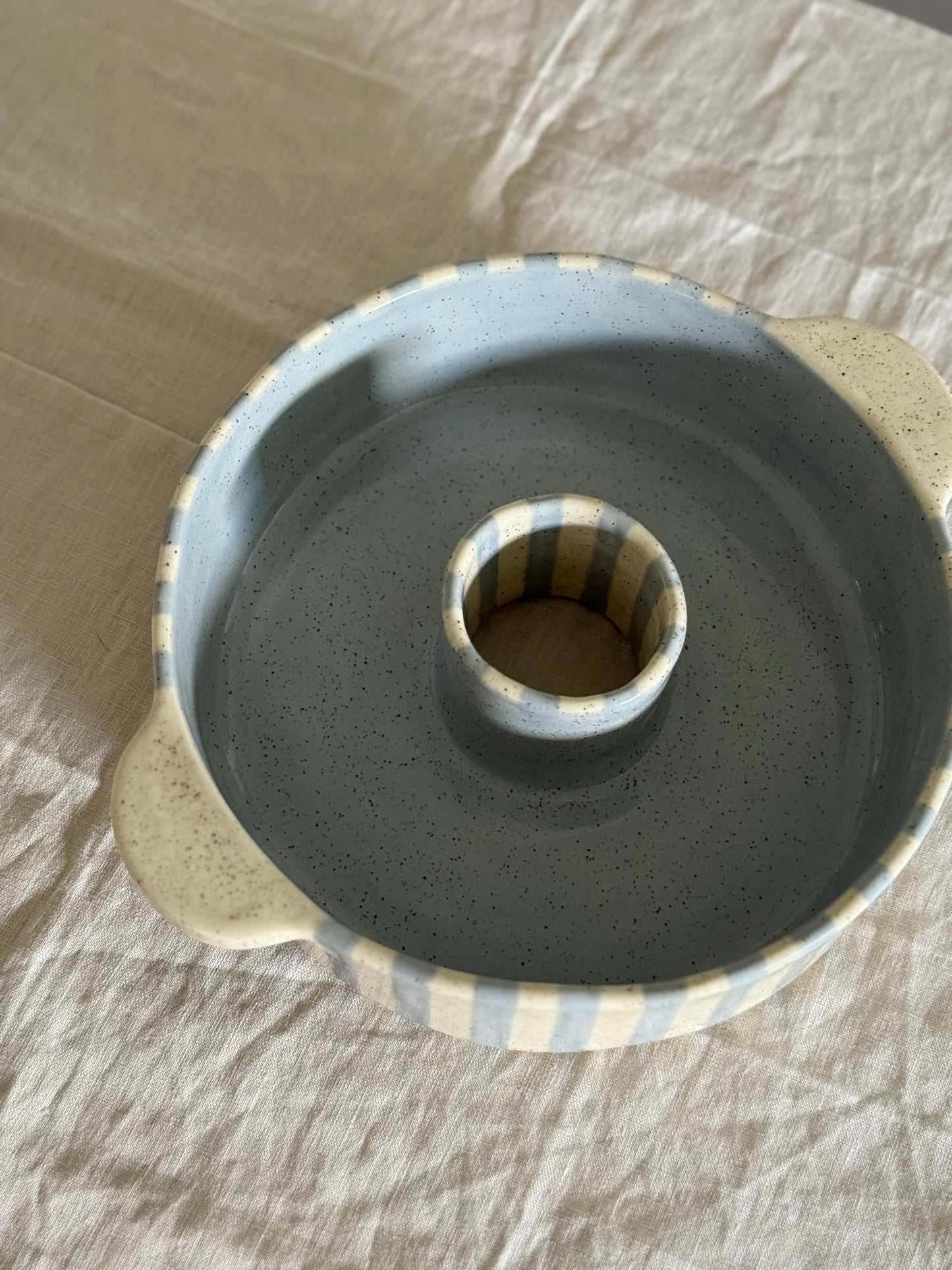 Blue Stripes Bundt Cake Pan