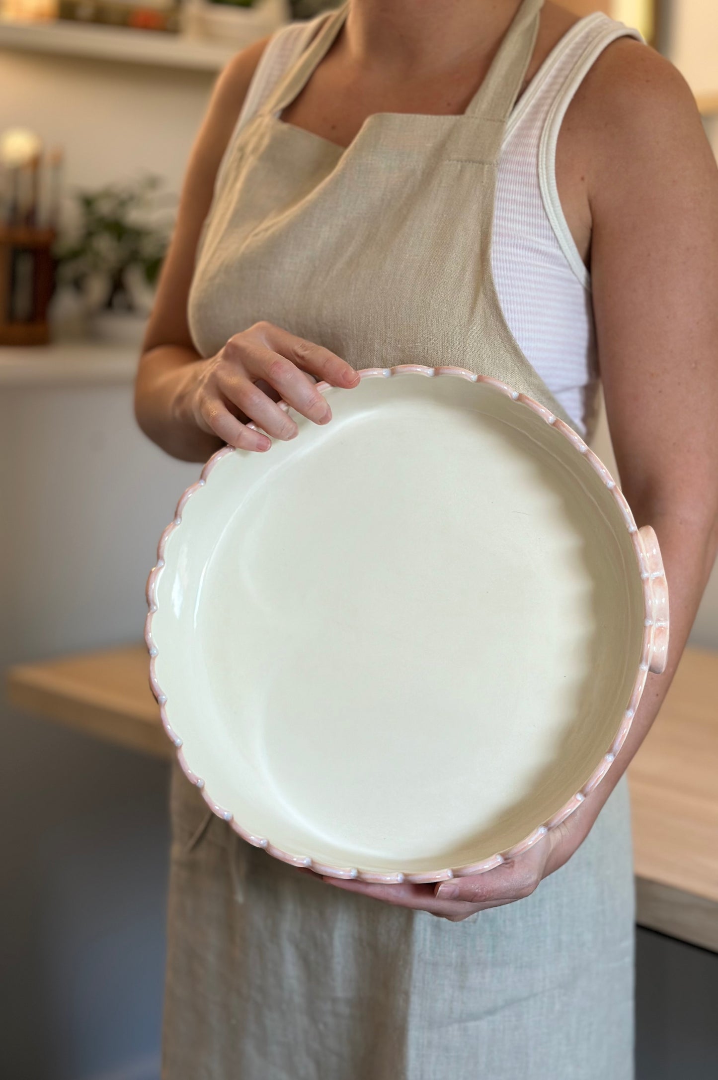 Scalloped Edge Baking Dish