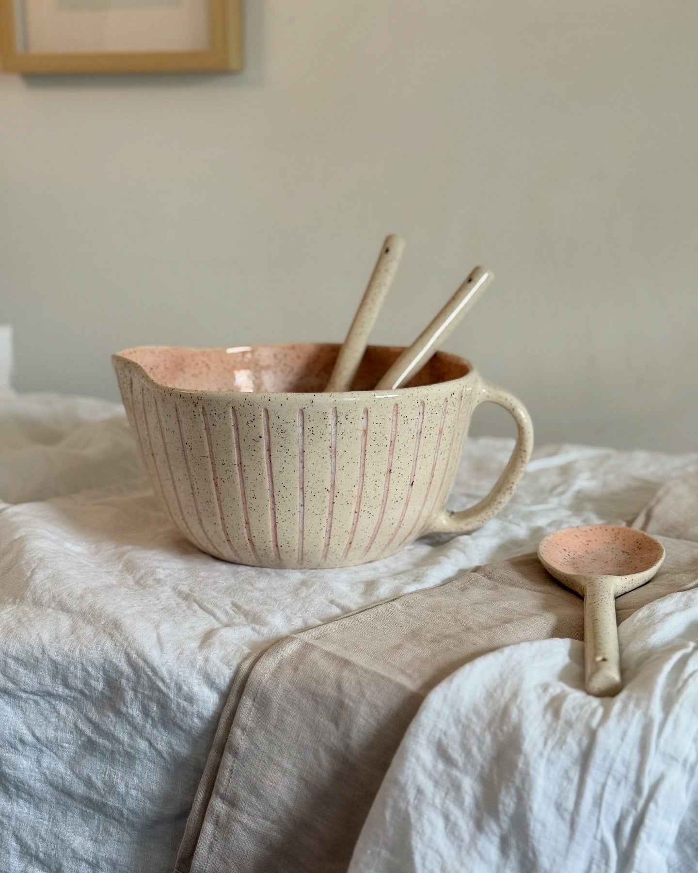 Pink Ice Mixing Bowl