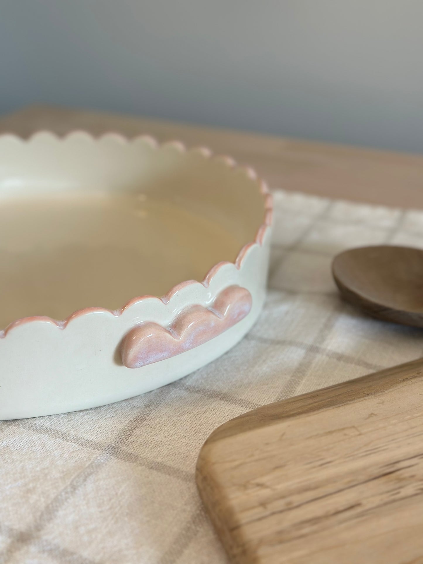 Scalloped Edge Baking Dish