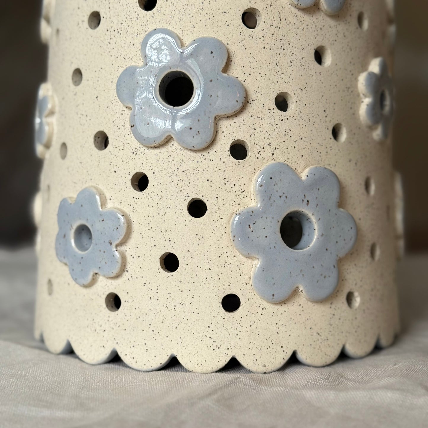 Blue Bloom Pendant Light
