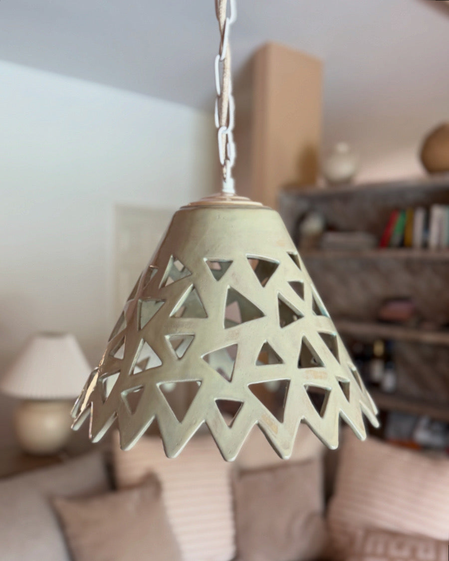 Triangle Cutouts Pendant Light