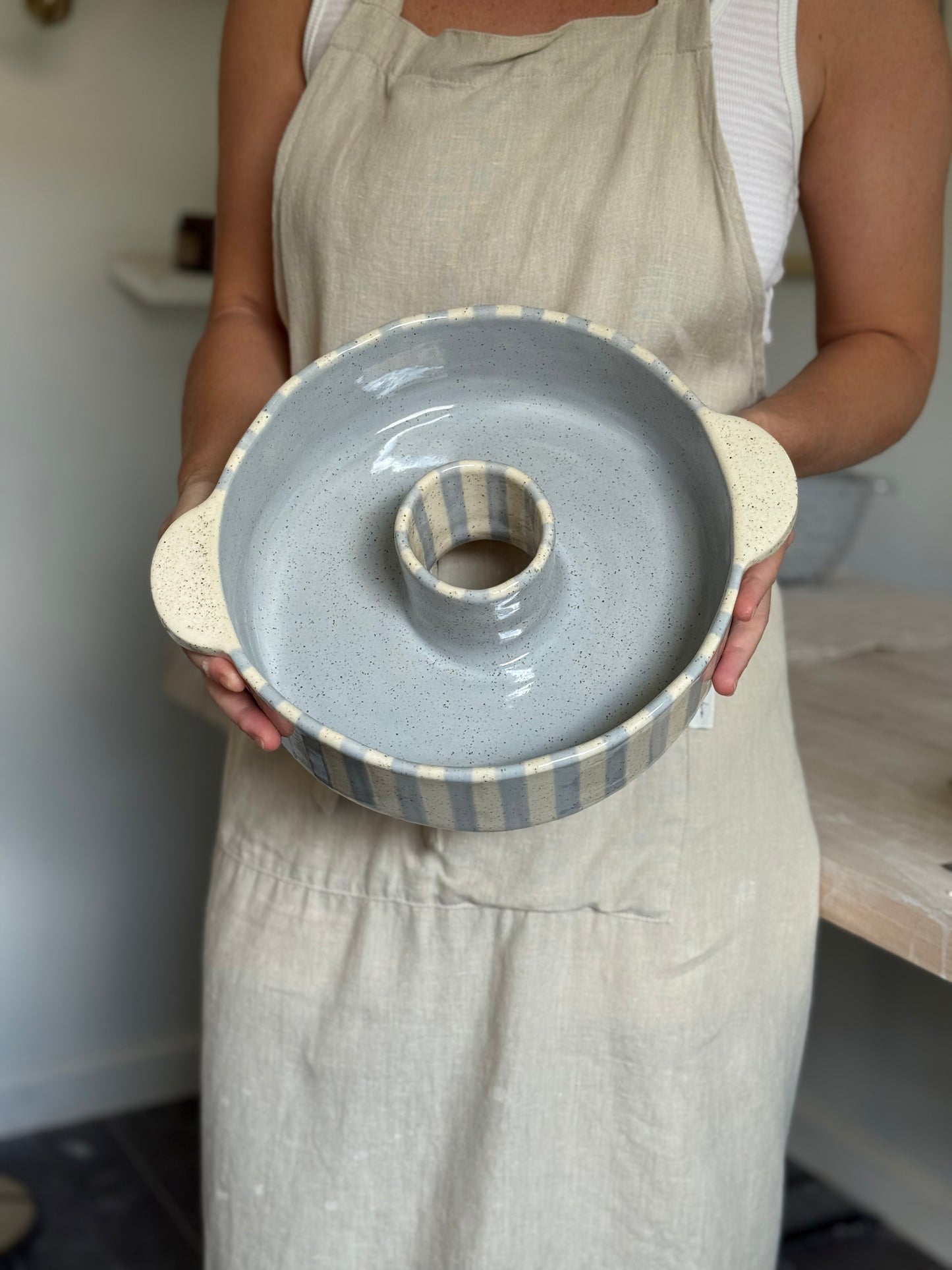 Blue Stripes Bundt Cake Pan