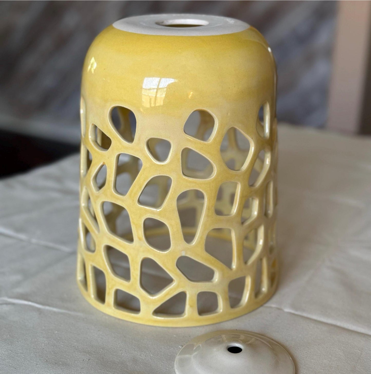 Yellow Pendant Light