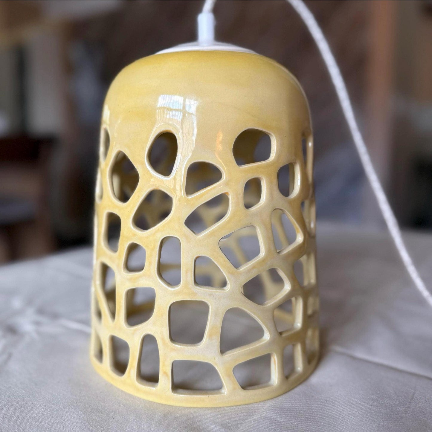 Yellow Pendant Light