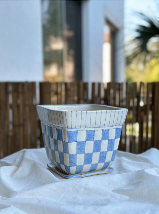 Checkered Planter