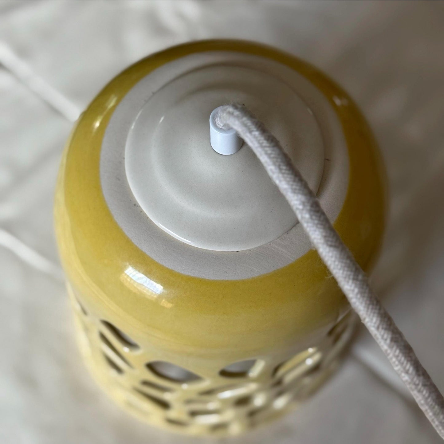 Yellow Pendant Light