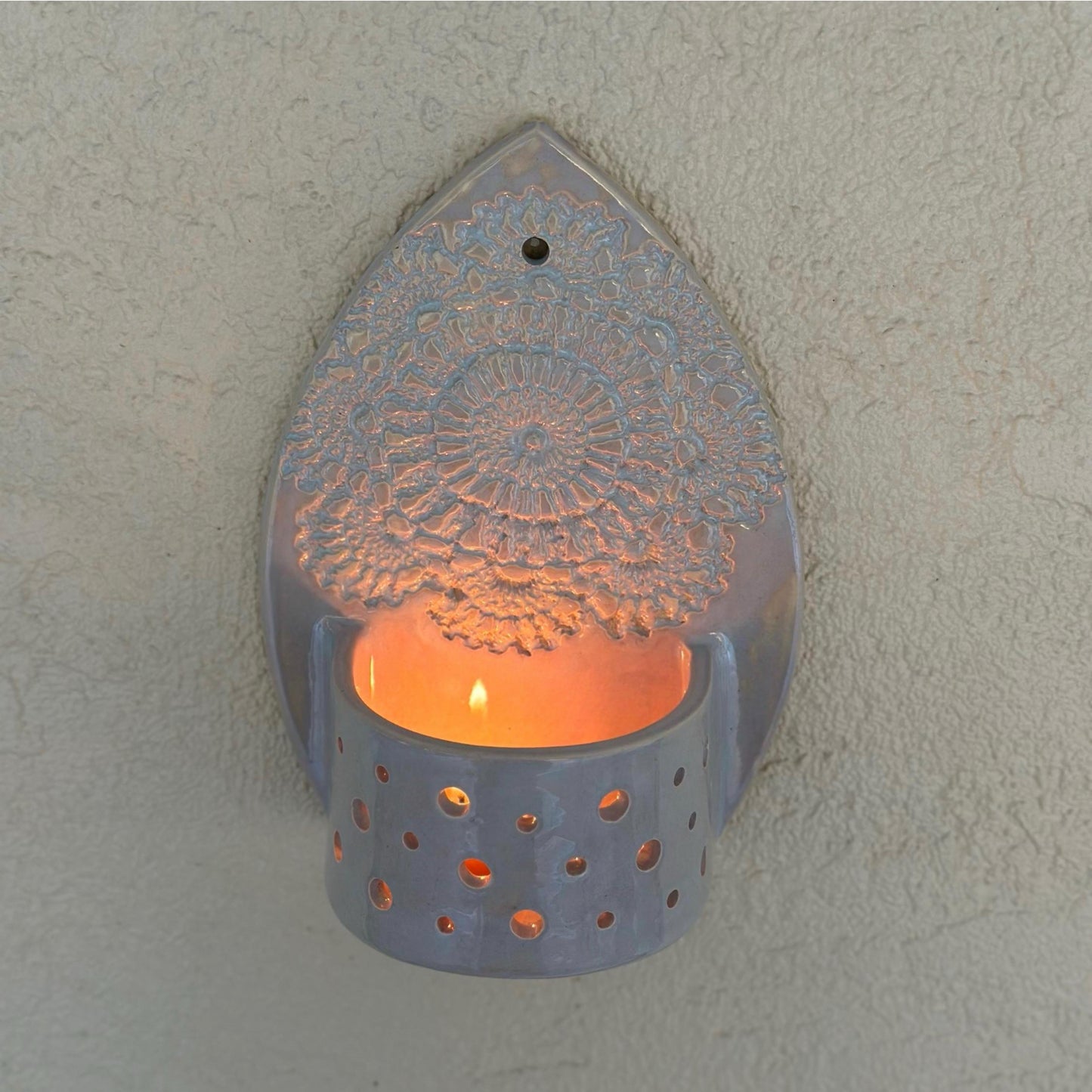 Lace Pattern Candle Holder