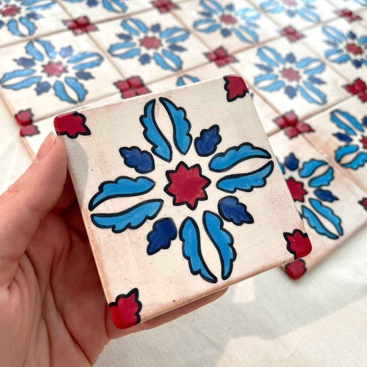 Hand Painted Ceramic Tile — photo 2