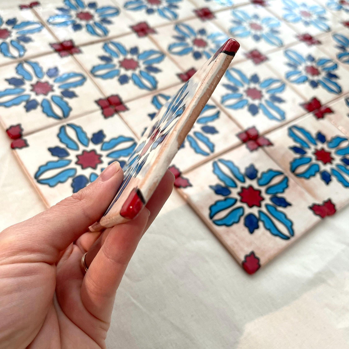 Hand Painted Ceramic Tile — photo 6