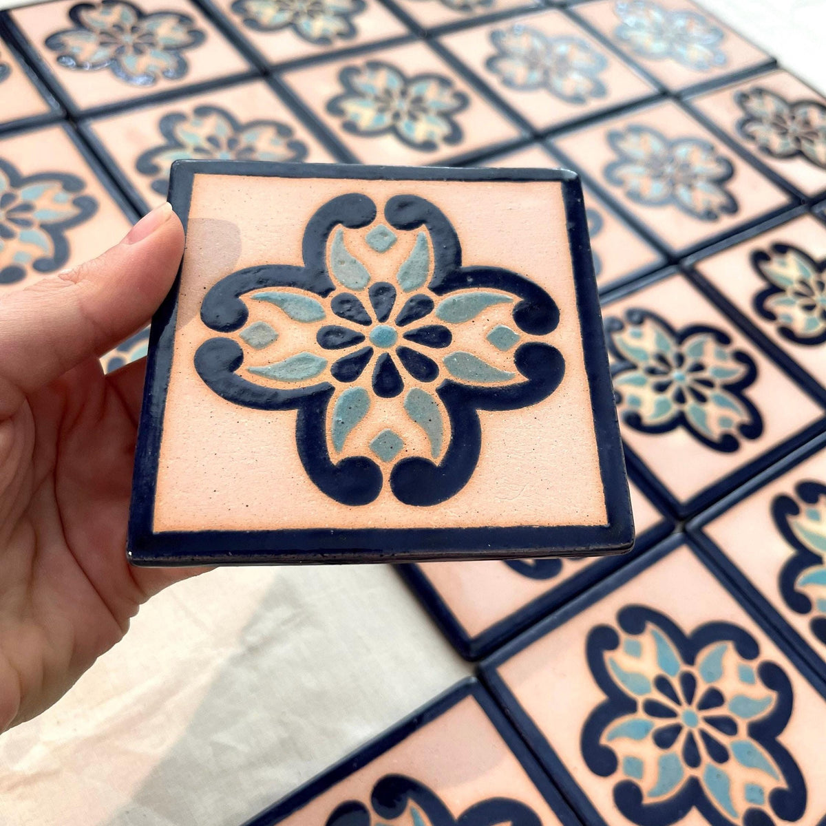 Hand Painted Ceramic Tile — photo 2