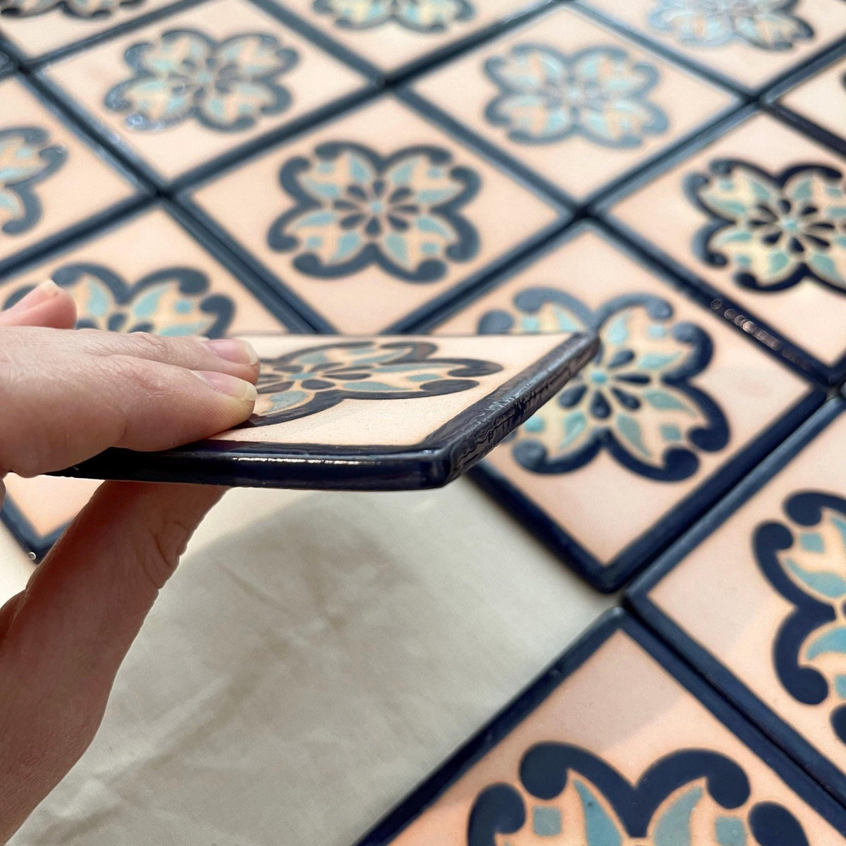 Hand Painted Ceramic Tile — photo 3