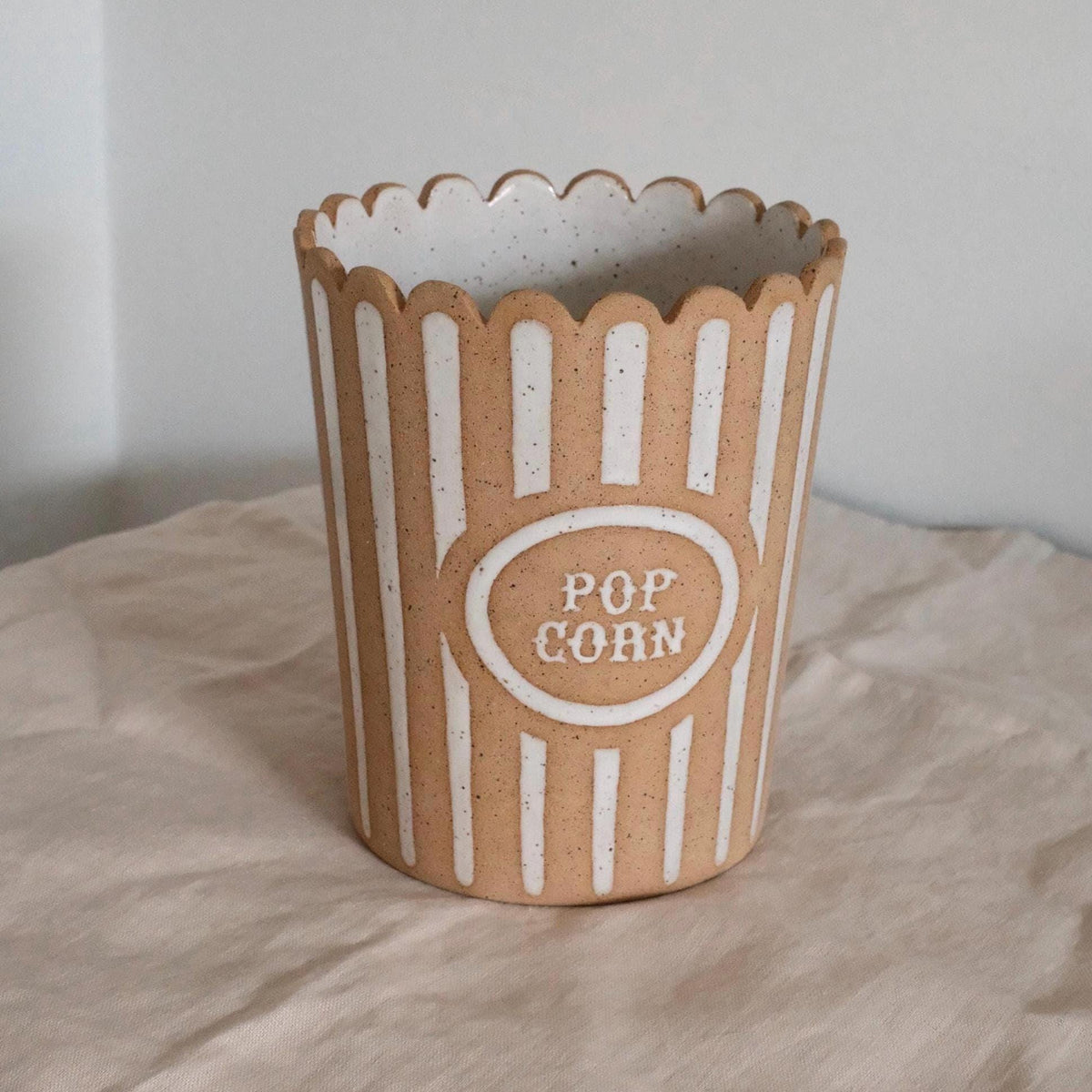 Ceramic Popcorn Bowl — photo 2