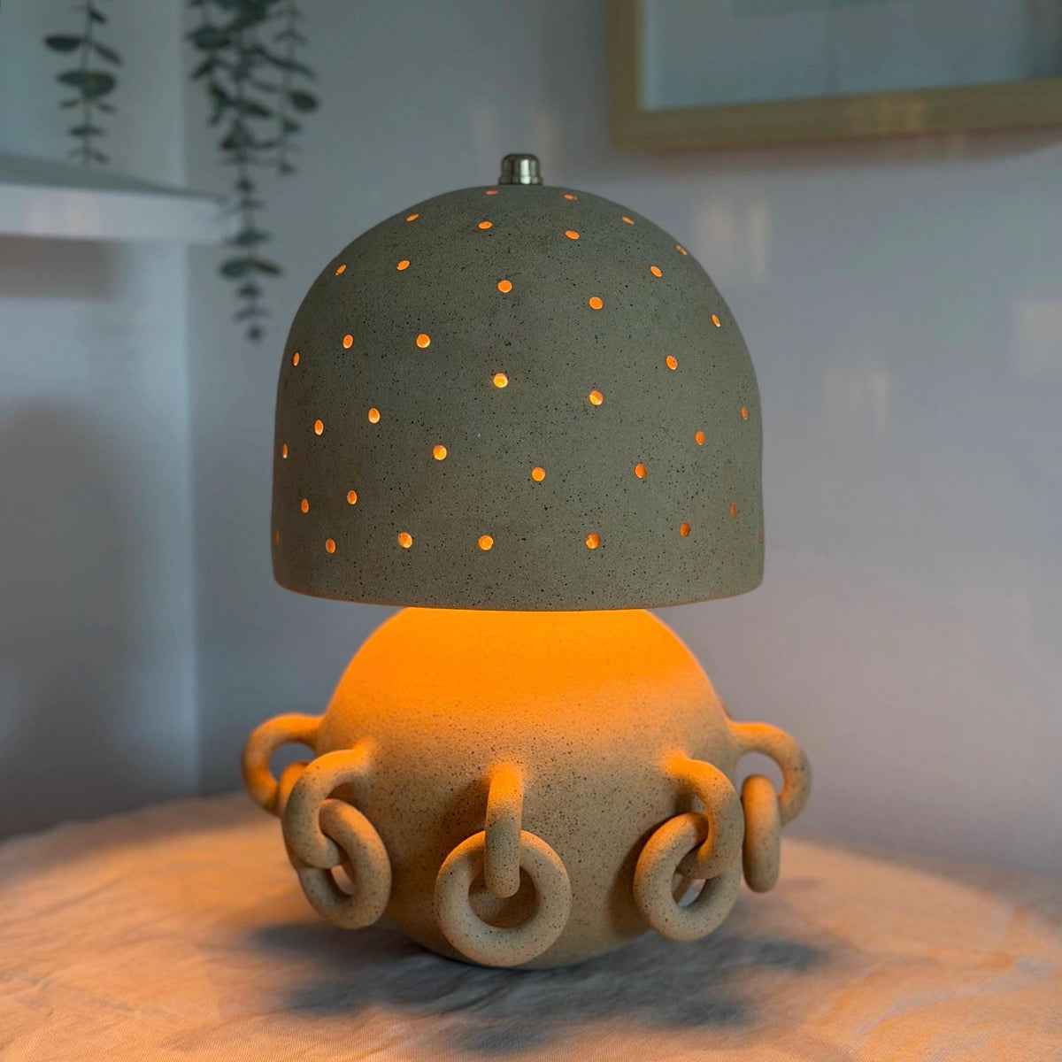Ceramic Table Lamp — front view