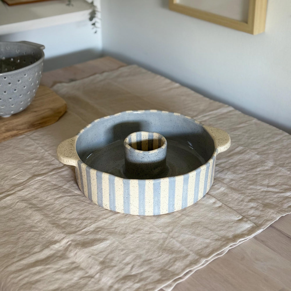 Blue Stripes Bundt Cake Pan