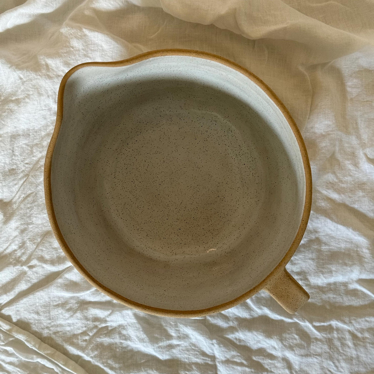 Ceramic Mixing Bowl with Spout — photo 4
