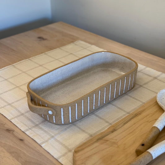 Ceramic Baking Dish — front view