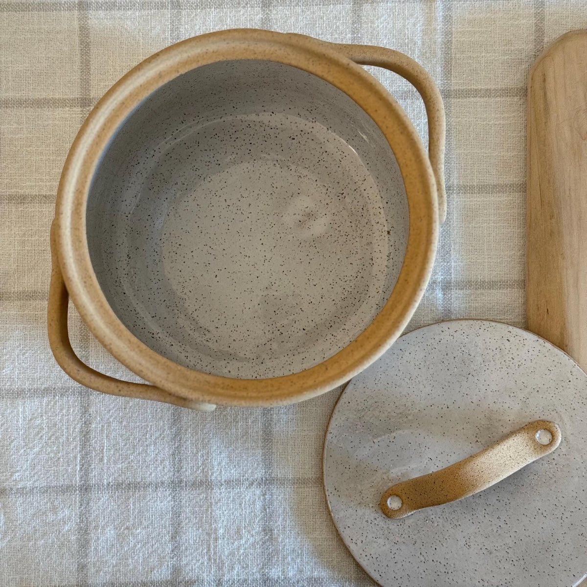 Stoneware Cooking Pot with Lid — photo 4