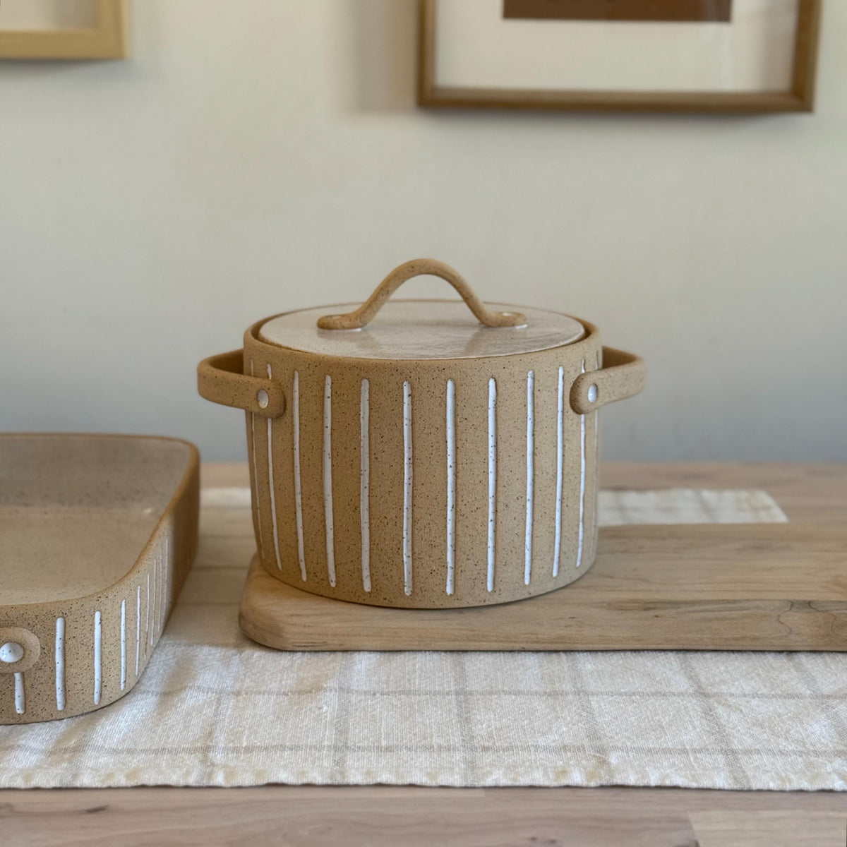 Stoneware Cooking Pot with Lid — photo 5