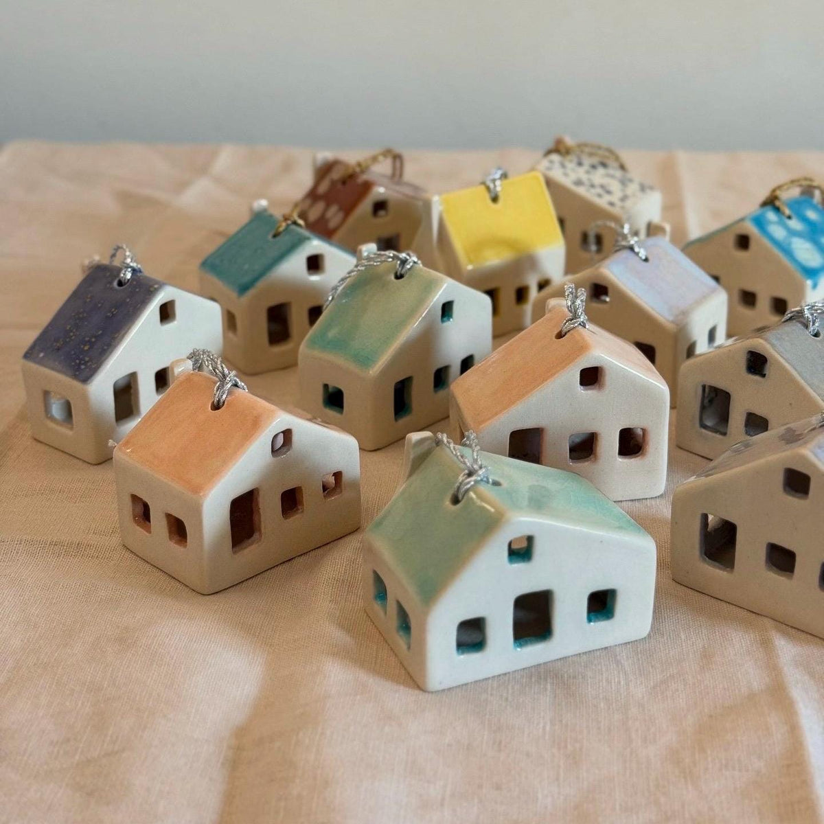 Handmade Ceramic House Ornament for Christmas — photo 2