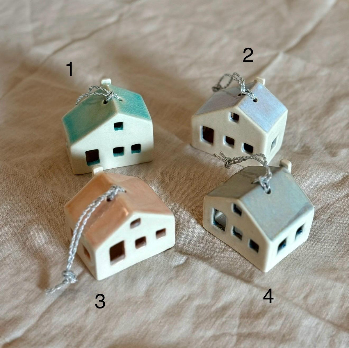 Handmade Ceramic House Ornament for Christmas — photo 5
