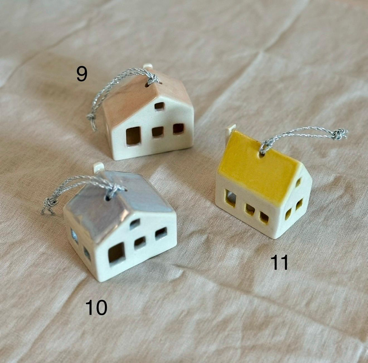 Handmade Ceramic House Ornament for Christmas — photo 7