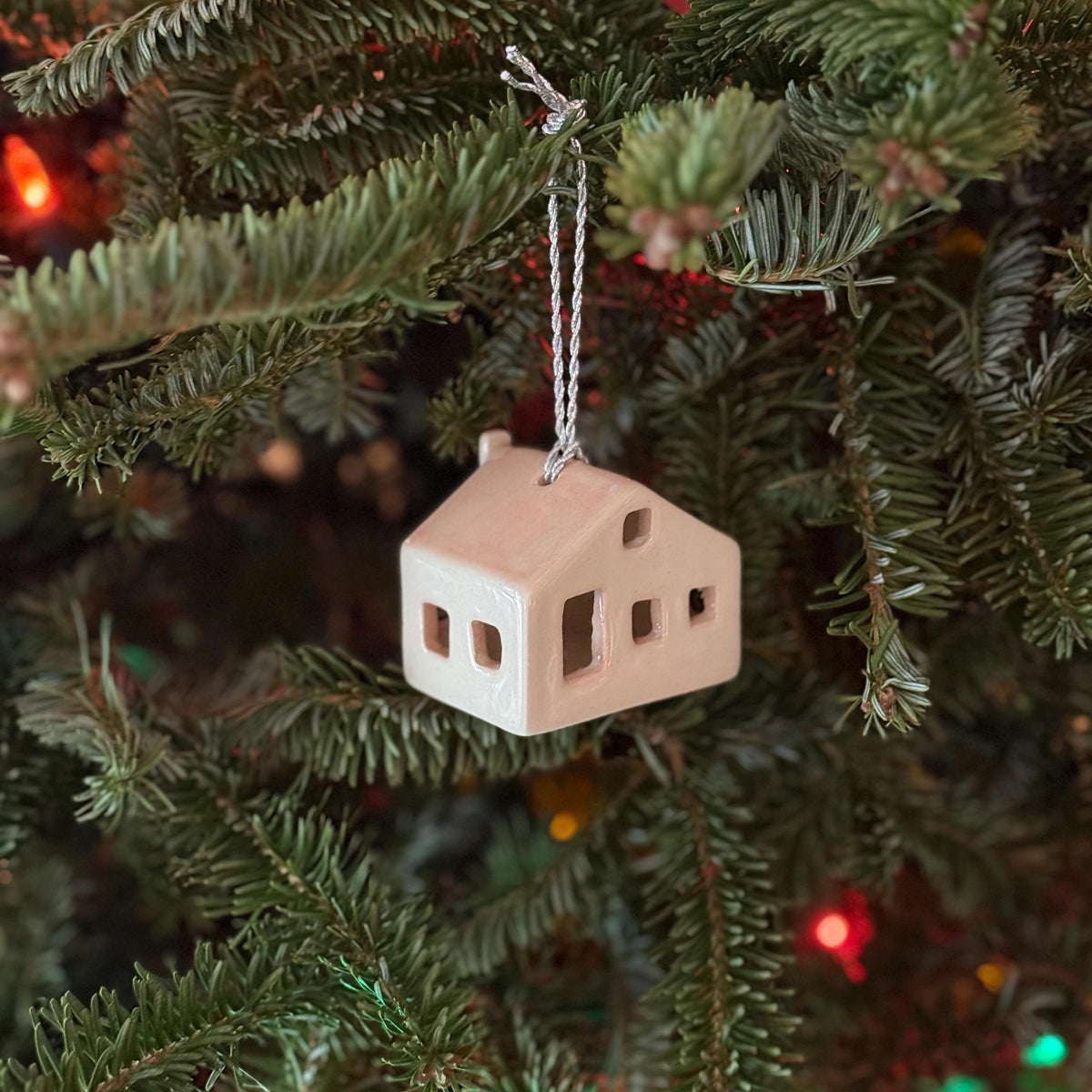 Handmade Ceramic House Ornament for Christmas — photo 8