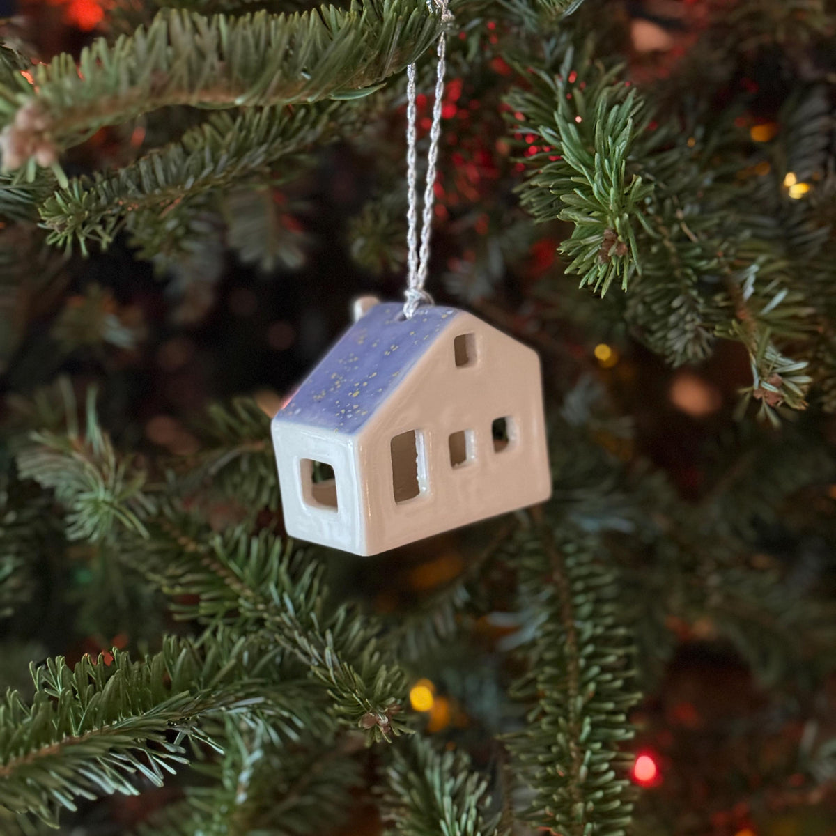 Handmade Ceramic House Ornament for Christmas — photo 9