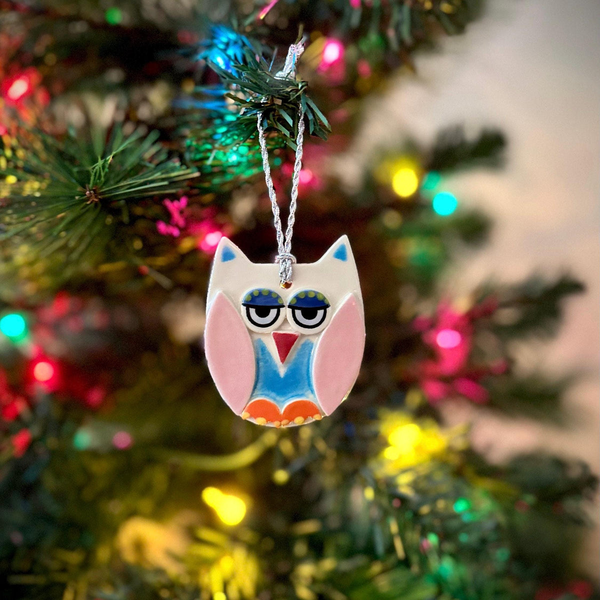 Ceramic Owl Ornament — photo 5