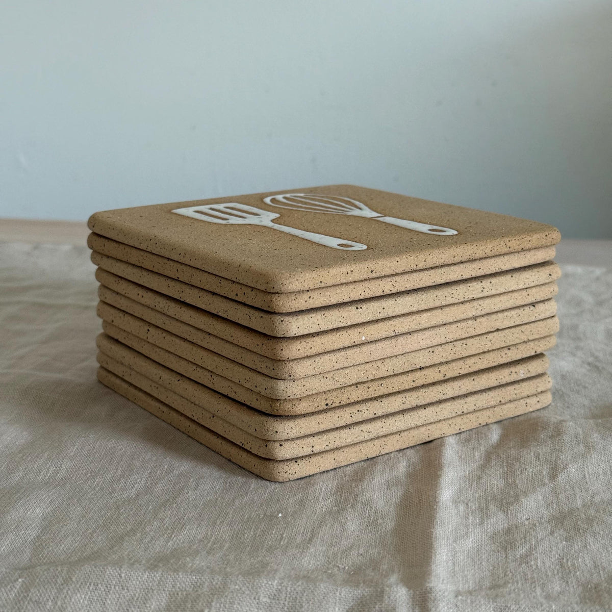 Hand Painted Ceramic Kitchen Tile — photo 4