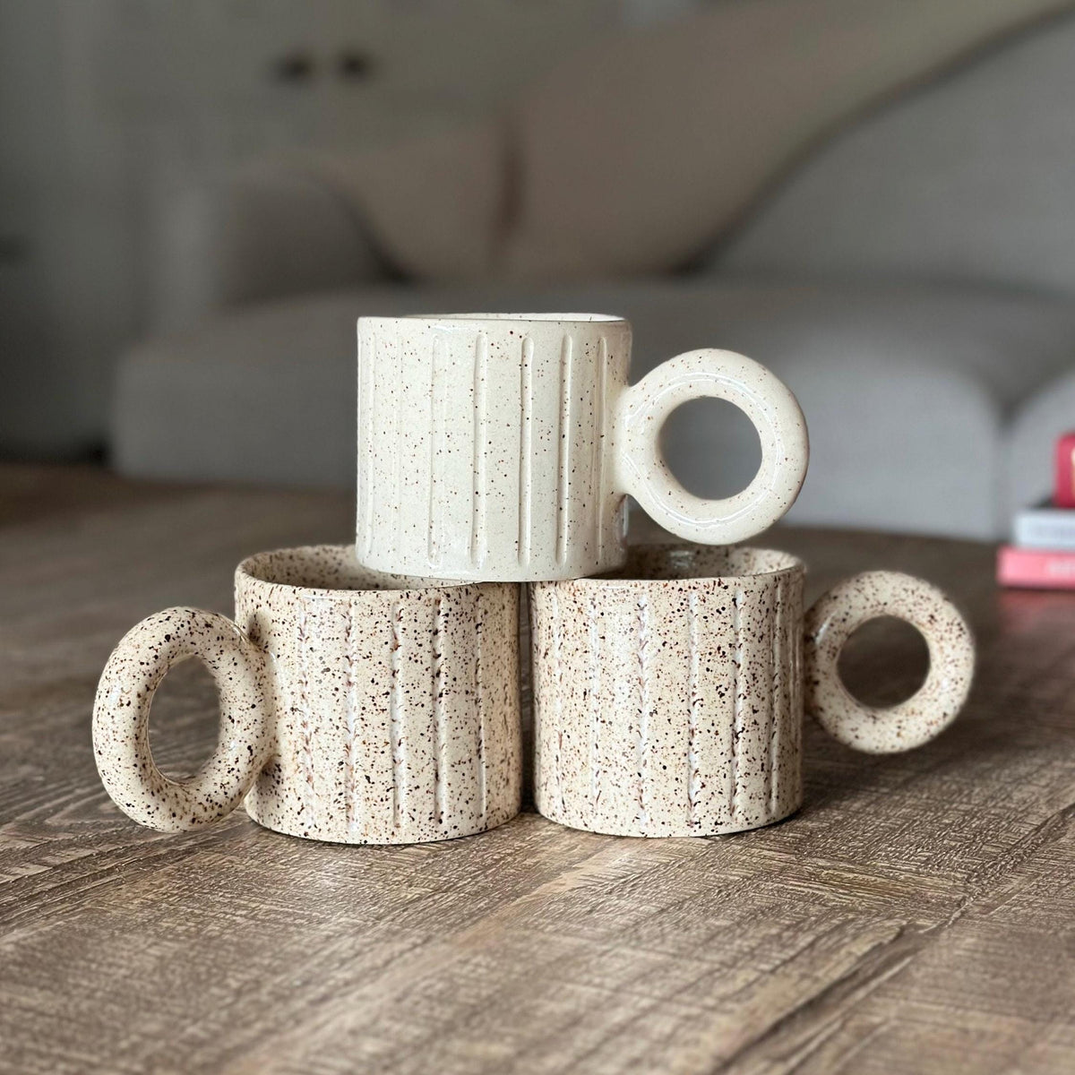 Stoneware Coffee Mug — front view