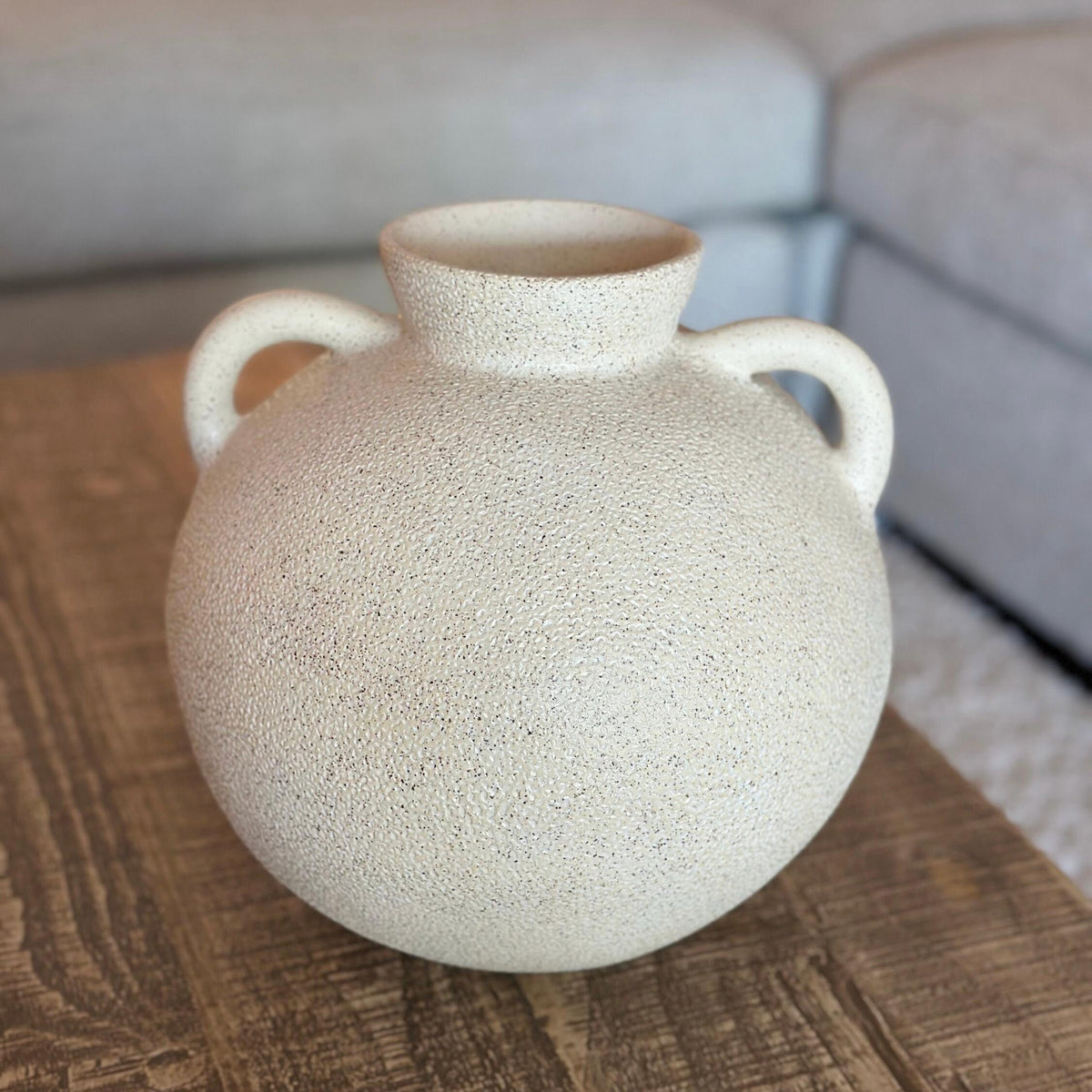 White Ceramic Vase — photo 4