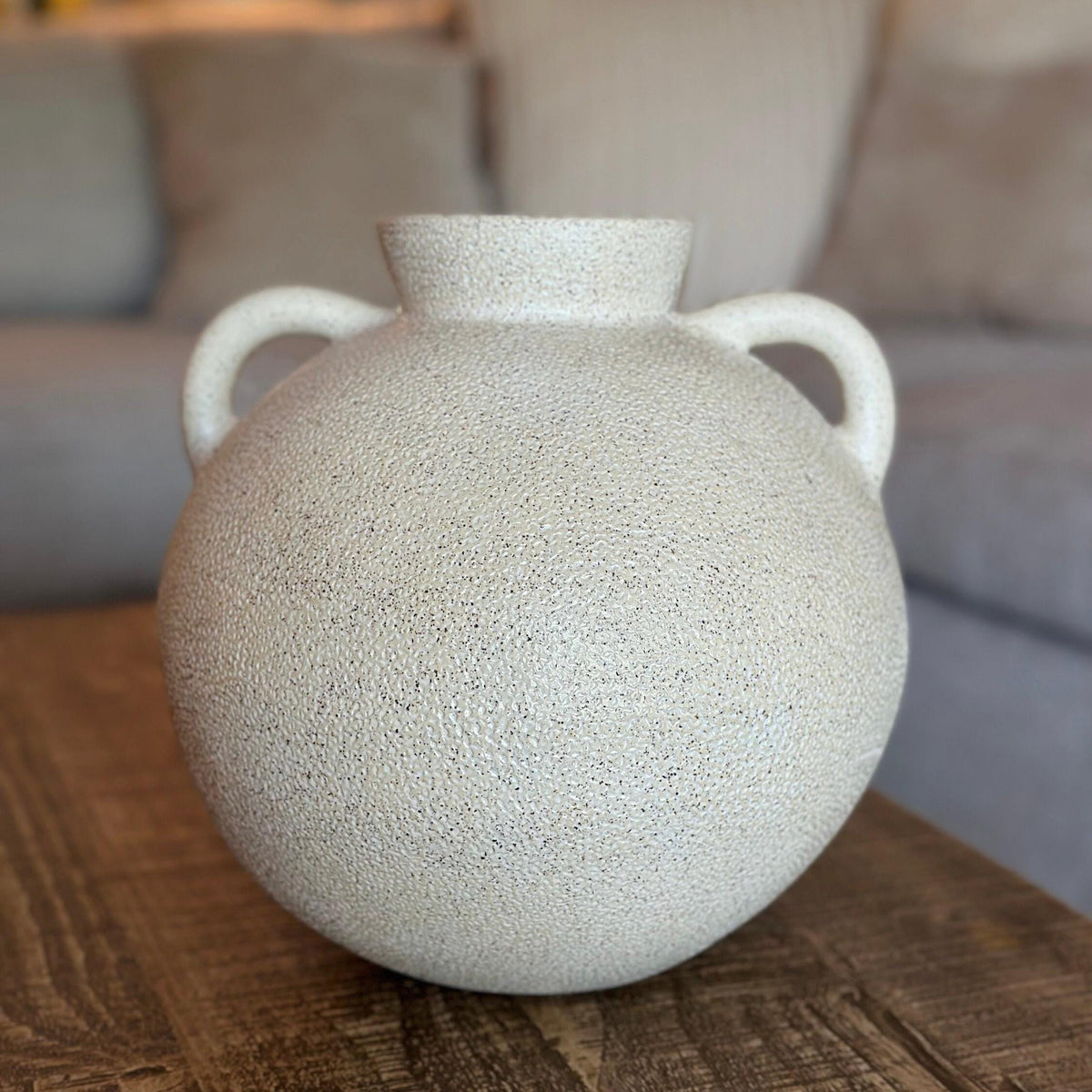 White Ceramic Vase — photo 5