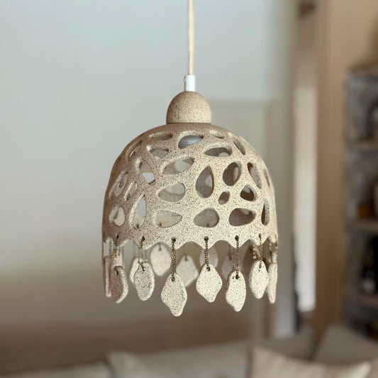 Ceramic Pendant Light — front view