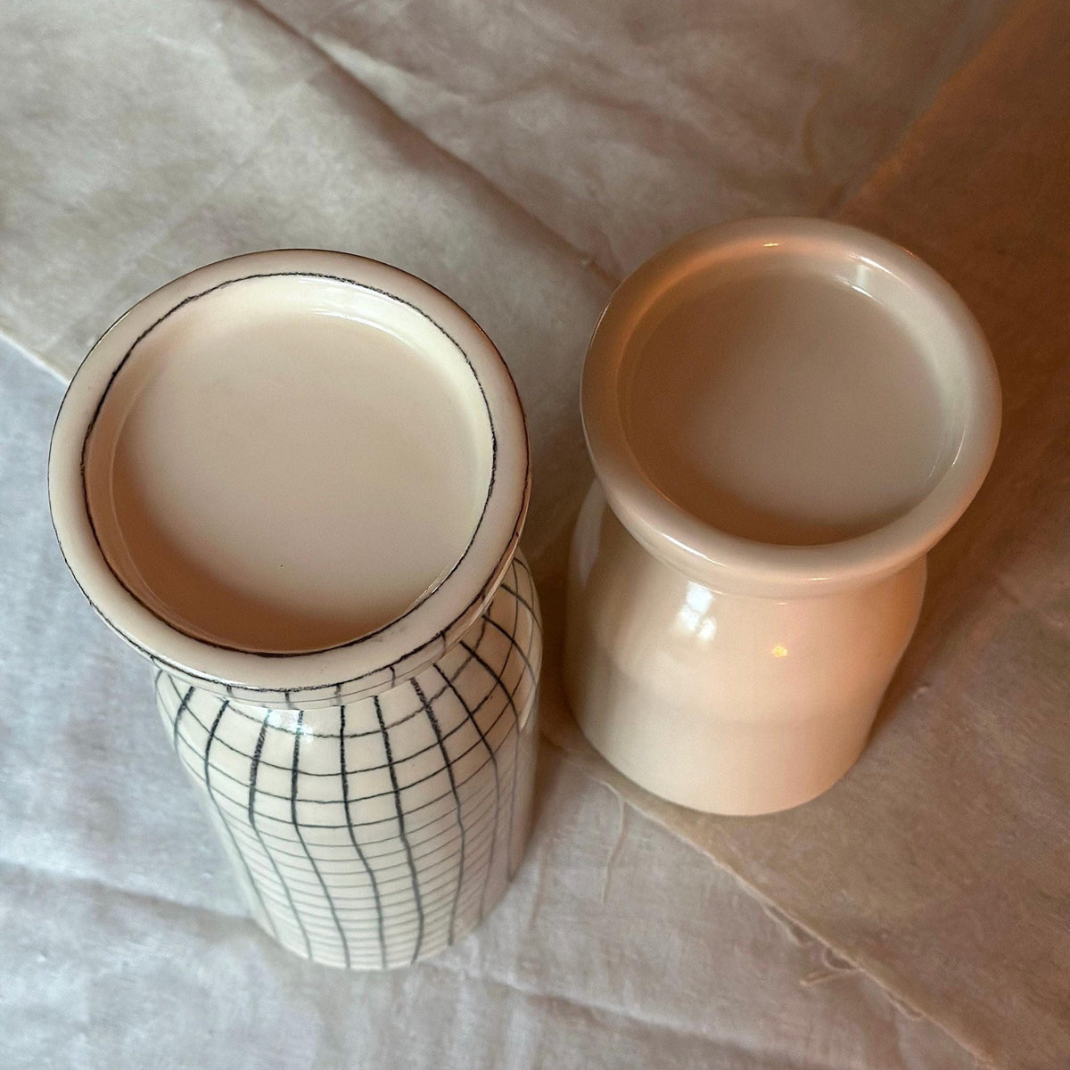 Handmade Ceramic Pillar Candle Holders — photo 3