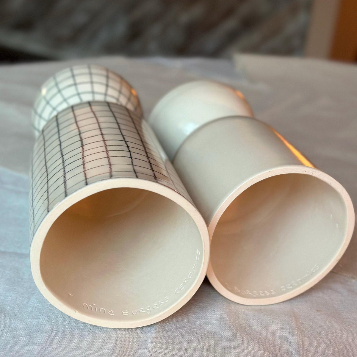 Handmade Ceramic Pillar Candle Holders — photo 5