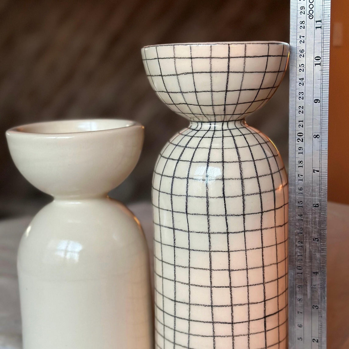 Handmade Ceramic Pillar Candle Holders — photo 6