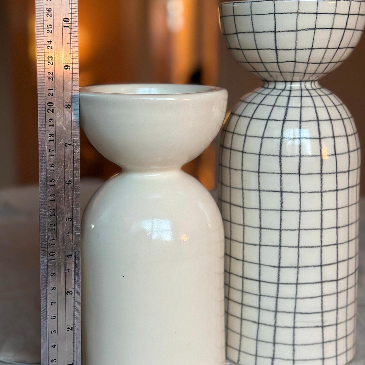 Handmade Ceramic Pillar Candle Holders — photo 7